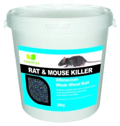 Country Difenacoum Whole Wheat Rat Bait - 20kg