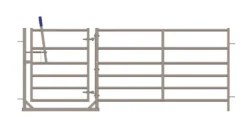 IAE 6 Rail Sheep Hurdle C/w Hinged Gate 8'2