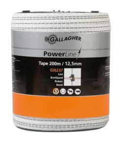Gallagher Poly Tape 12.5mm 200m