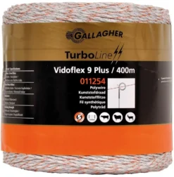 Gallagher Vidoflex 9 Turbo 400m -Hyundai || Hozelock || Wolf Shop 61 231