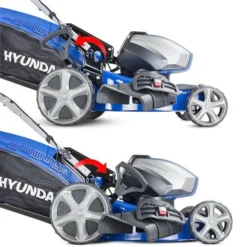 Hyundai 80V Lithium-Ion Cordless Battery Powered Lawn Mower 45cm Cutting Width With Battery And Char -Hyundai || Hozelock || Wolf Shop 7528 14600