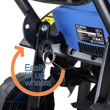 Hyundai 1500W 450mm Electric Garden Tiller, Cultivator, Rotovator And Rototiller | HYT1500E 1 Hyundai 1500W 450mm Electric Garden Tiller, Cultivator, Rotovator And Rototiller | HYT1500E