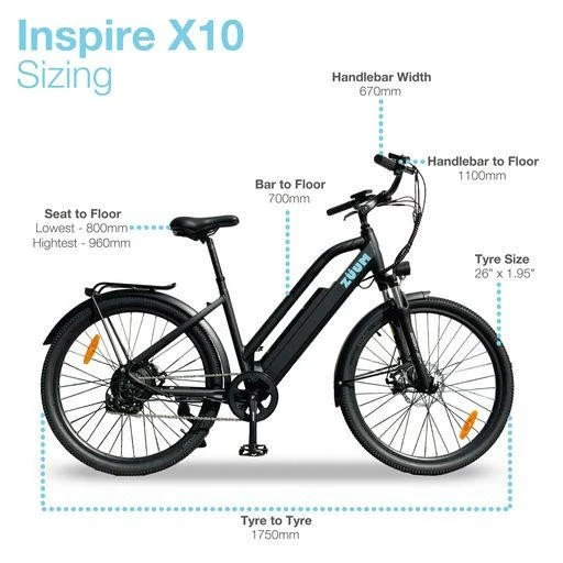 Hyundai ZUUM Bicycles Electric Bike | InspireX10 2 Hyundai ZUUM Bicycles Electric Bike | InspireX10 - Image 2