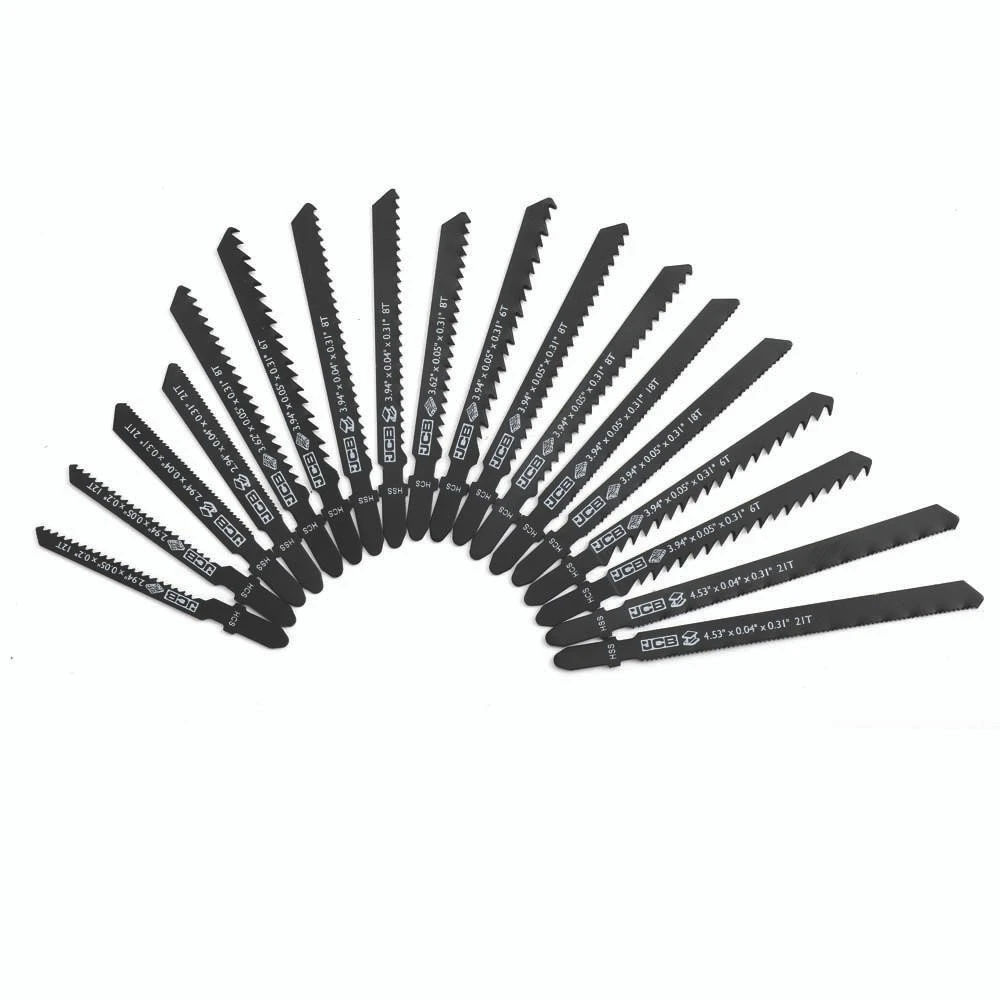 JCB 18 Piece Jigsaw Blade Kit | JCB-PTA-JS18 1 JCB 18 Piece Jigsaw Blade Kit | JCB-PTA-JS18