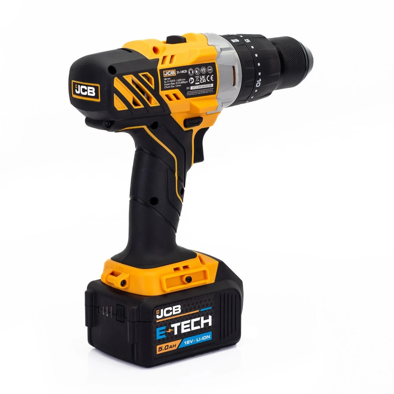 JCB 18V Combi Drill Angle Grinder Kit 2x 5.0ah Lithium-Ion Batteries And Super Fast Charger In 20 K 1 JCB 18V Combi Drill Angle Grinder Kit 2x 5.0ah Lithium-Ion Batteries And Super Fast Charger In 20 K